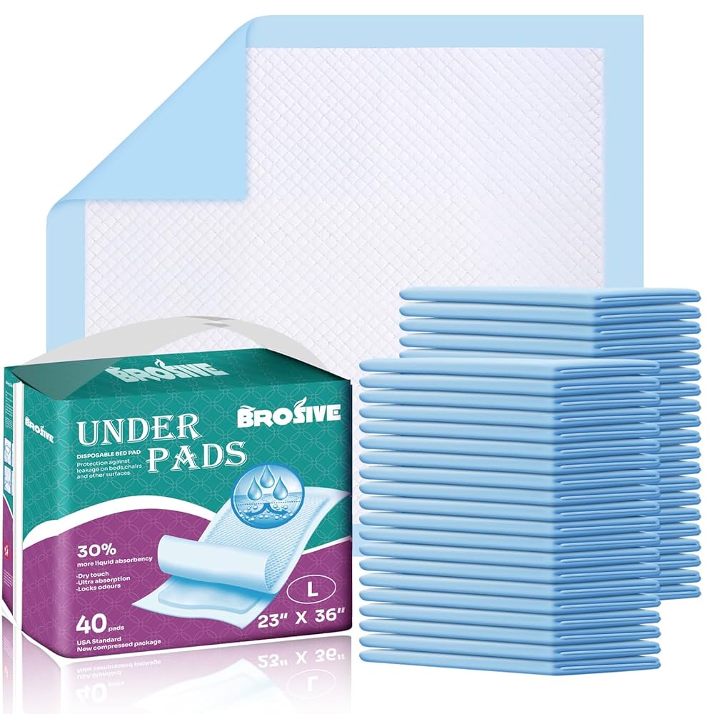 Amazon.com: Brosive Disposable Bed Pads for Incontinence 23